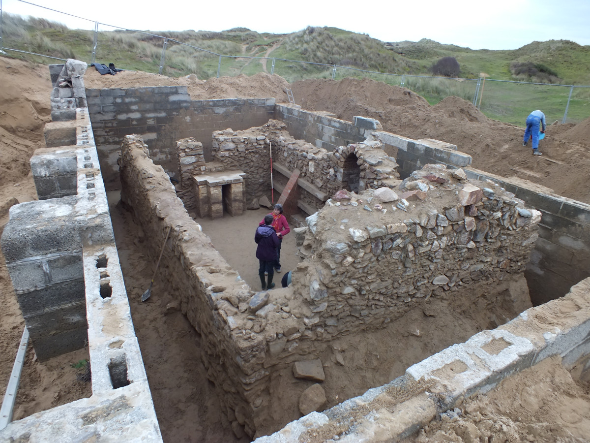 St Piran’s Oratory site